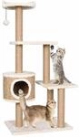 vidaXL Katzenkratzbaum 123cm Seegras Kratzbaum Kletterbaum Katzenbaum Katzen