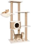 vidaXL Katzenkratzbaum 126cm Seegras Kratzbaum Kletterbaum Katzenbaum Katzen