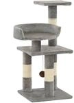 vidaXL Katzenkratzbaum Sisal 65cm Grau Katzen Kratzbaum Katzenbaum Kletterbaum