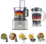 Kenwood Multipro Compact FDM301SS Kompakt-K&uuml;chenmaschine, 2,1 Liter, inkl. Edelstahl