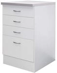 Flex-Well K&uuml;chenschrank UNNA - Auszug-Unterschrank - 1 Auszug, 3 Schubladen -...
