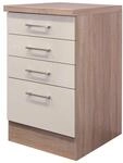 Flex-Well Unterschrank Nepal - Auszugschrank - Schubladenschrank - Breite 50 cm...
