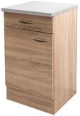 Flex-Well K&uuml;chenschrank HERNE - Unterschrank - 1-t&uuml;rig, 1 Schublade - Breite 50 cm