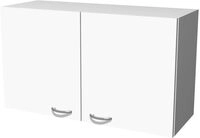 Flex-Well Witus K&uuml;chen H&auml;ngeschrank 100 cm in Wei&szlig; &ndash; Wandschrank mit 2...