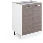 Vicco K&uuml;chenunterschrank R-Line, Edelgrau, 60 cm ohne Arbeitsplatte, zur freien
