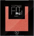 Maybelline Fit Me Tono 50 Wine Colorete En Polvo Mate Todo Tipo De Pieles. - 5Gr