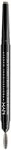 NYX Professional Makeup Augenbrauenstift, Precision Brow Pencil, Beidseitig mit