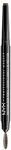NYX Professional Makeup Augenbrauenstift, Precision Brow Pencil, Beidseitig mit