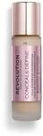 Makeup Revolution, Conceal & Define Grundierung, F9, 23ml
