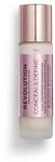 Makeup Revolution, Conceal & Define Grundierung, F1, 23ml