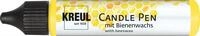 KREUL 49702 - Candle Pen, gelb, 29 ml, Kerzenstift mit feiner Malspitze, Farbe mit