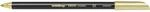 edding 1200 metallic Fasermaler - gold - 1 Stift - Rundspitze 1-3 mm - zum...