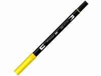 Tombow ABT-055 Fasermaler Dual Brush Pen mit zwei Spitzen, process yellow