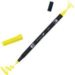Tombow ABT-055 Fasermaler Dual Brush Pen mit zwei Spitzen, process yellow