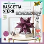 folia 400/1515 - Bastelset Bascetta Stern Winterornament lila/silber, 32 Blatt,...