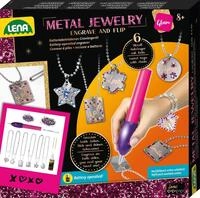 Lena 42655 Metal Jewelery Schmuck-Bastelset ab 8 Jahren - Halskette basteln ganz