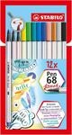 STABILO - Premium-Filzstift mit Pinselspitze f&uuml;r variable Strichst&auml;rken - Pen 68