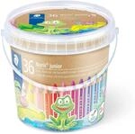 STAEDTLER 3in1 Buntstift Noris junior Bunt-,Wachsmal- und Aquarellstift, extra