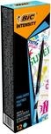 BIC Intensity Fineliner, Filzstifte Set mit 12 Stiften in Hellblau, mit feiner