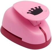 efco 1793508 Krone Motivstanzer L, Kern: Metall, rosa, 9,5 x 6,5 x 6 cm