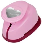 efco 1791023 Stanzer M, Herz Motivstanzer, Kern: Metall, Pink, 7,5 x 5 x 5 cm