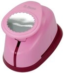 efco 1791109 Stanzer M, Kreis gezahnt 1 Zoll Motivstanzer, Kern: Metall, Pink, 7,5 x