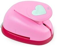 efco 1793023 Stanzer L, Herz Motivstanzer, Kern: Metall, Pink, 9,5 x 6,5 x 6 cm