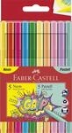 FABER-CASTELL - Grip Colour Marker Neon & Pastell, 10 Fasermaler