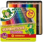 JOLLY Buntstifte Supersticks Kinderfest | Bruchfeste & ungiftige Farbstifte | Made in
