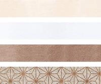 Baier&Schneider Faltstreifen 120g Natur - 96 Streifen (1 x 30 cm, 1,5 x 45 cm) - Rose