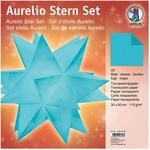 Ursus 15875048 - Faltbl&auml;tter Aurelio Stern uni, petrol, 33 Blatt, aus