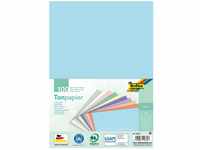 folia 6495 - Tonpapier Mix Pastell, DIN A4, 130 g/m², 100 Blatt sortiert in 10