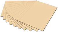 folia 6110 - Fotokarton Chamois, 50 x 70 cm, 300 g/qm, 10 Bogen - zum Basteln...