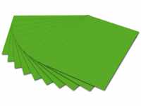 folia 6155 - Fotokarton Grasgrün, 50 x 70 cm, 300 g/qm, 10 Bogen - zum Basteln und