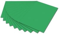 folia 6154 - Fotokarton Smaragdgr&uuml;n, 50 x 70 cm, 300 g/qm, 10 Bogen - zum Basteln