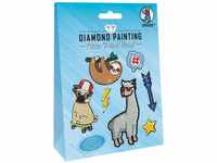 Ursus 43500005 - Diamond Painting Animal, Stickern mit funkelnden Diamanten, Set mit