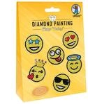 Ursus 43500006 - Diamond Painting Smileys, Stickern mit funkelnden Diamanten, Set mit