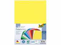 folia 614/50 99 - Fotokarton Mix, DIN A4, 300 g/m², 50 Blatt, sortiert in 25 Farben,