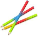 Beleduc 52020 - Regenbogen-Stifte, 24er Set, Buntstifte, Bastelspa&szlig;