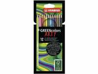 Umweltfreundlicher Buntstift - STABILO GREENcolors - ARTY - 12er Pack - mit 12