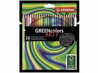 Umweltfreundlicher Buntstift - STABILO GREENcolors - ARTY - 24er Pack - mit 24