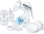 NUK Nature Sense Handmilchpumpe | Still-Set mit Handmilchpumpe, Babyflaschen & Ultra