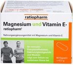 Magnesium und Vitamin E ratiopharm, 60 St