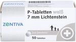 P Tabletten Wei&szlig; 7 mm Teilk.