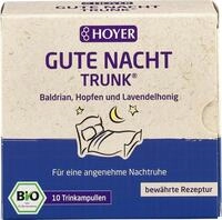 HOYER Gute Nacht-Trunk Trinkampullen, 10 St. Ampullen