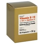 Bioxera Vitamin B12 + B6 + Fols&auml;ure N Kapseln, 60 St. Kapseln