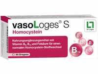vasoLoges® S Homocystein - 90 Dragees - Kombination zur Homocysteinsenkung -