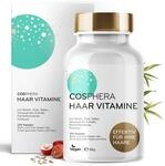 Cosphera Haar-Vitamine - Hochdosiert mit Biotin, Selen und Zink als Beitrag zum