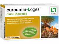 curcumin-Loges® plus Boswellia - 120 Kapseln - Nahrungsergänzungsmittel mit...