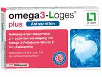 omega3-Loges® plus Astaxanthin - 60 Kapseln - Omega-3-Fettsäuren in